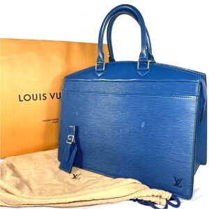 Louis Vuitton Vibrant Blue Epi Leather Tote